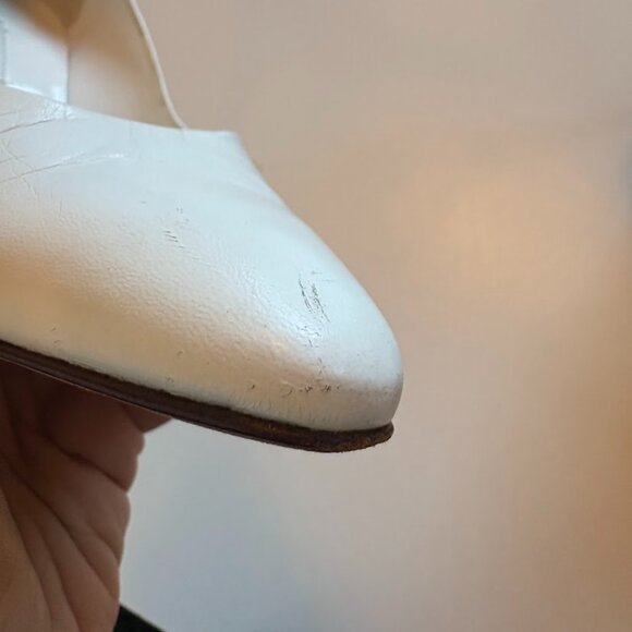 Vintage Gucci High Hell Pump Wedding Bridal Luxury 80s Leather Italy Courthouse - Picture 8 of 10